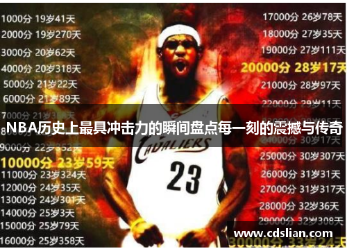 NBA历史上最具冲击力的瞬间盘点每一刻的震撼与传奇